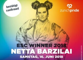 Netta Barzilai allo Zurich Pride Festival 2018