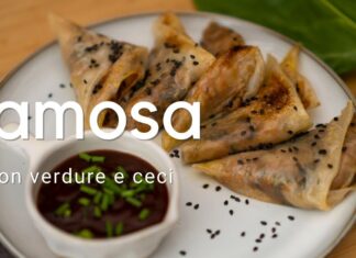 MINI SAMOSA | con VERDURE e CECI | VEGAN e SENZA GLUTINE