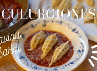 CULURGIONES | Ravioli SARDI con ripieno di PATATE | Ricetta facile e gustosa
