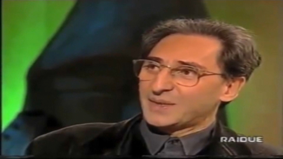 Franco Battiato ospite in un programma Rai di Gianni Minà.