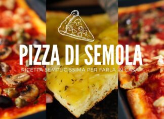 PIZZA DI SEMOLA IN TEGLIA | Ricetta FACILISSIMA per farla a CASA