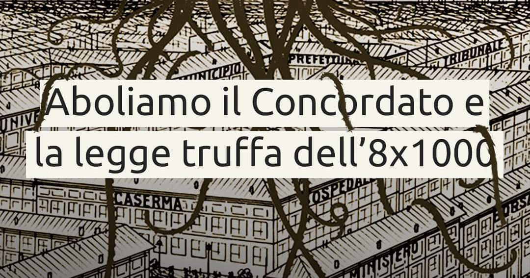 CONCORDATO DA ABROGARE. Peccato e reato sono categorie differenti