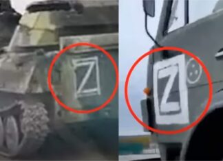 I misteriosi segni bianchi “Z” sull’equipaggiamento militare russo Lettera Z guerra Russia