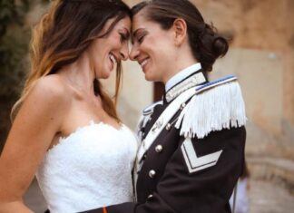Il primo matrimonio Lgbt con la divisa dei carabinieri