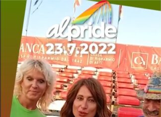 Vladimir Luxuria sostiene Alessandria Pride (23/7/2022) Pride Alessandria