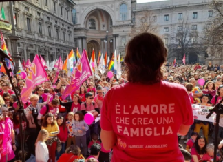 In 10.000 a Milano per i diritti delle famiglie “arcobaleno”