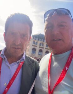 Il Direttore Artistico Pietrangelo Buttafuoco: selfie con Michele Pastore!