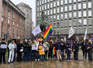 BudapestPride: a Milano di fronte al consolato di Ungheria con la comunità LGBT+
