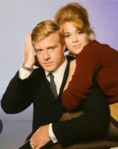 Robert Redford e Jane Fonda sul set di "A piedi nudi nel parco".