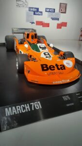 La March arancione di Ronnie Peterson (1976).