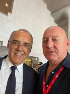 Alberto Barbera con il nostro inviato Michele Pastore