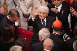 Il saluto del Presidente Sergio Mattarella a "Terra Madre". (Torino, 24.9.2026) Photo LaPresse