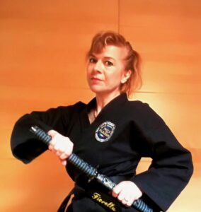 La "samurai torinese" Fiorella Bortolaso.